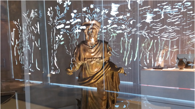 Statuette der Dea Sequana, gallo-römisch, ca. 40 v. Chr. bis ca. 20 n. Chr.